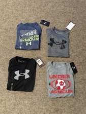 NWT Boys Under Armour Short Sleeve Lot Size Small 8