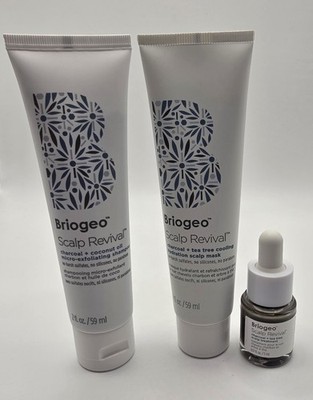 Briogeo Scalp Revival 3-Piece Set | Shampoo + Scalp Mask + Tea Tree Treatment