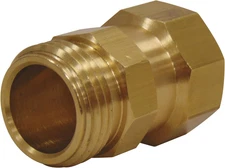 13825 Brass Hose Swivel – Heavy-Duty Live Swivel Connector for Tangle-Free Water