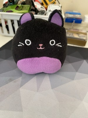 Squishmallow Squishville - kleine schwarz/lila Katze Herbst kleine Squish Katze 2 Zoll