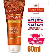 Vaadi Herbals Saffron Skin Whitening Brightening Facewash 60ml Sandal Extract