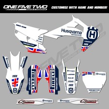HUSQVARNA TC FC 50 65 85 125 250 350 450 MX MOTOCROSS GRAPHICS KIT