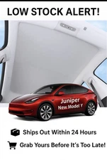 For Tesla Model Y Sunshade Roof Glass Roof Sun Shade Foldable Cover No Sag & Gap