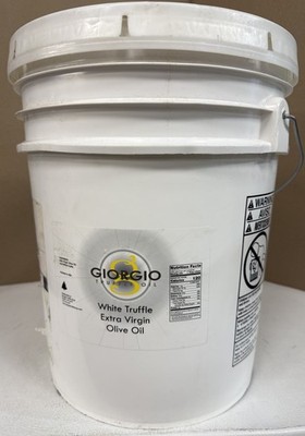 White Truffle Extra Virgin Olive Oil 5 Gallon / 640oz Bulk Food Service