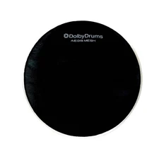 Dolby Drums 16” 3-Ply Aegis Black Mesh Drumhead for Roland Alesis Pad