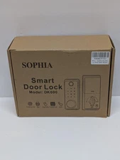 Sophia Keyless Entry Door Lock, Smart Auto Locks for Front Satin Nickel DK600
