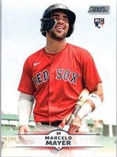 2025 Topps Stadium Club Marcelo Mayer #74 RC Rookie Card Boston Red Sox⁠. rookie card picture