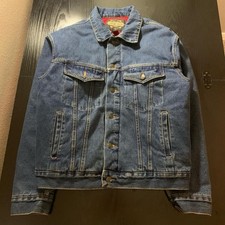 Vintage 90s guide gear thinsulate cold weather denim trucker jacket jean jacket