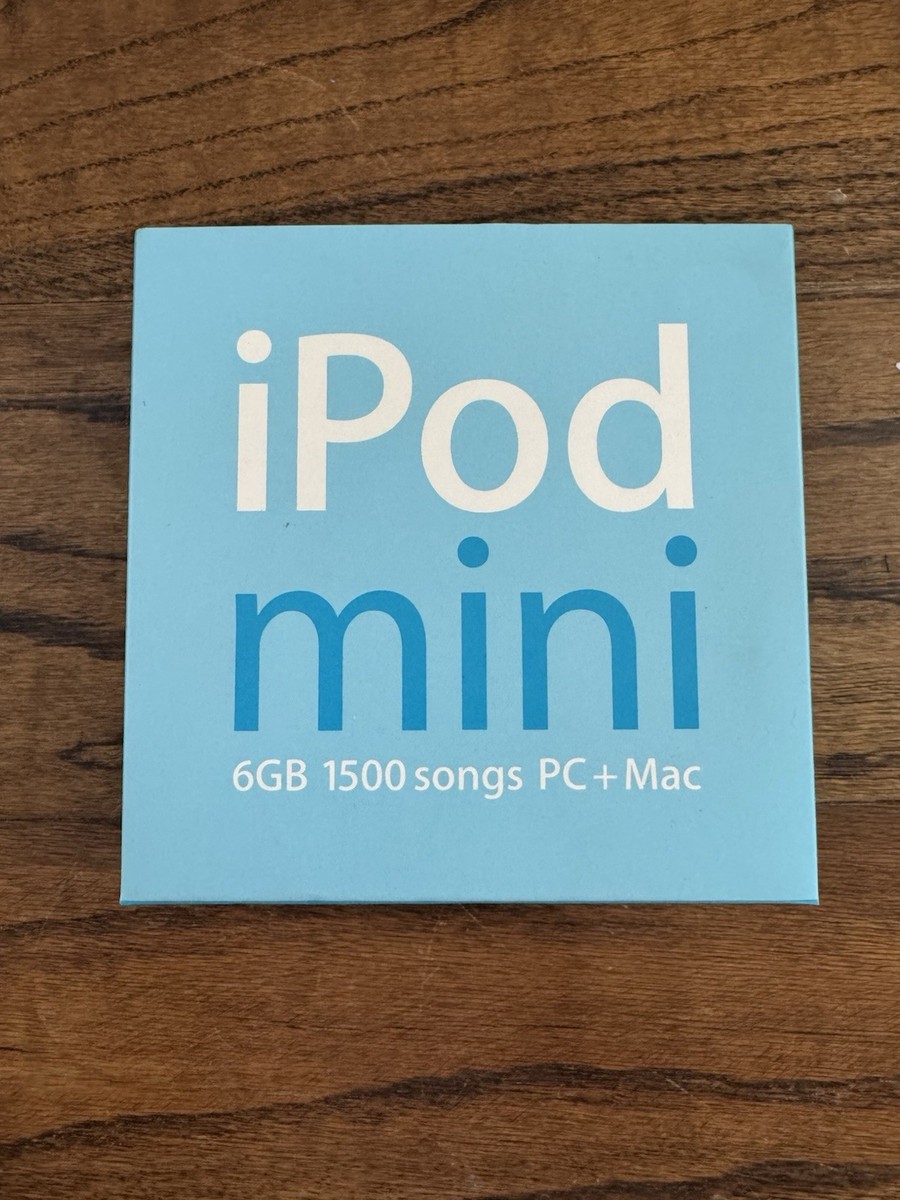 Apple iPod mini ブルー　付属品一式 Apple iPod mini A1051 4 GB - 2nd Generation - Blue/Turquoise