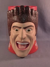 Slim Jim Guy Head Face Promotional Beef Jerky Stick Display Mug Cup Container