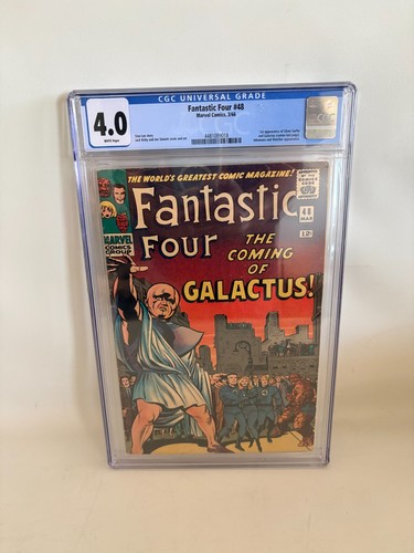 Fantastic Four #48 CGC 4.0 WP 1st Silver Surfer Galactus Marvel 1966