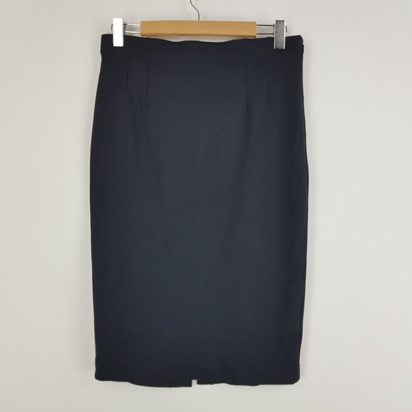 Sportscraft Womens Size 10 Black Pencil Skirt Classic Style Knee Length