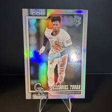 Ezequiel Tovar 2026 Topps Series 1 Rainbow Foil 75th Anniversary #136 Rockies
