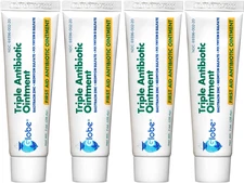 Triple Antibiotic Ointment 1.0 Oz (4 Pack), First Aid Ointment for Minor Scrapes