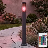 Stehleuchte AußEnleuchte Sockellampe Rgb Led Fernbedienung Dimmbar Edelstahl