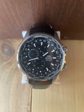 Orient World Time Auto Watch Timepiece Stainl...
