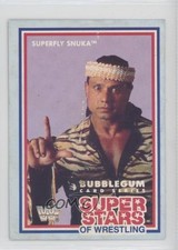 1989 MSL Bubble Gum Super Stars of Wrestling Series 2 Jimmy Snuka Superfly z9k