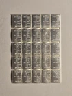 25 Gram .999 Fine Silver Bar Valcambi Suisse Breakable 1 Gram Bars