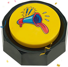 -Horn Button - Air Horn Sound Effect Button, Hip-Hop Rap Talking Button DJ Horn