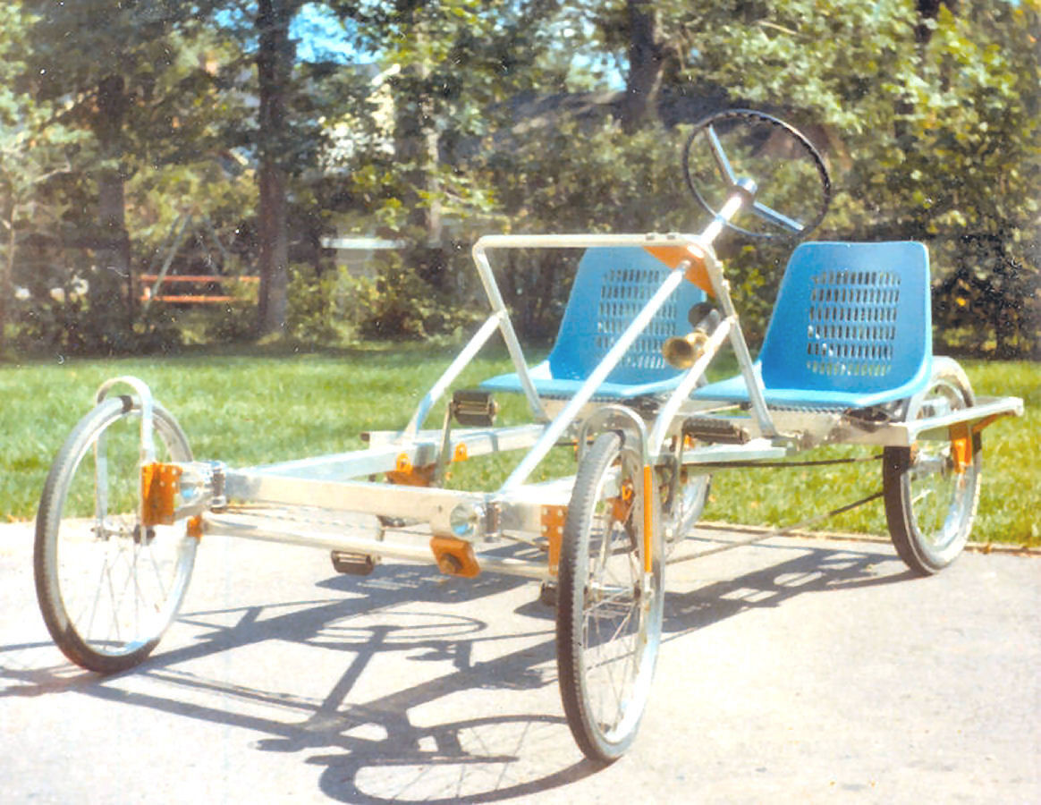 Quadricycle, Pedal Car, Quad Cycle, Rickshaw, Pedicab, 4 Wheel Bicycle  Plans CD