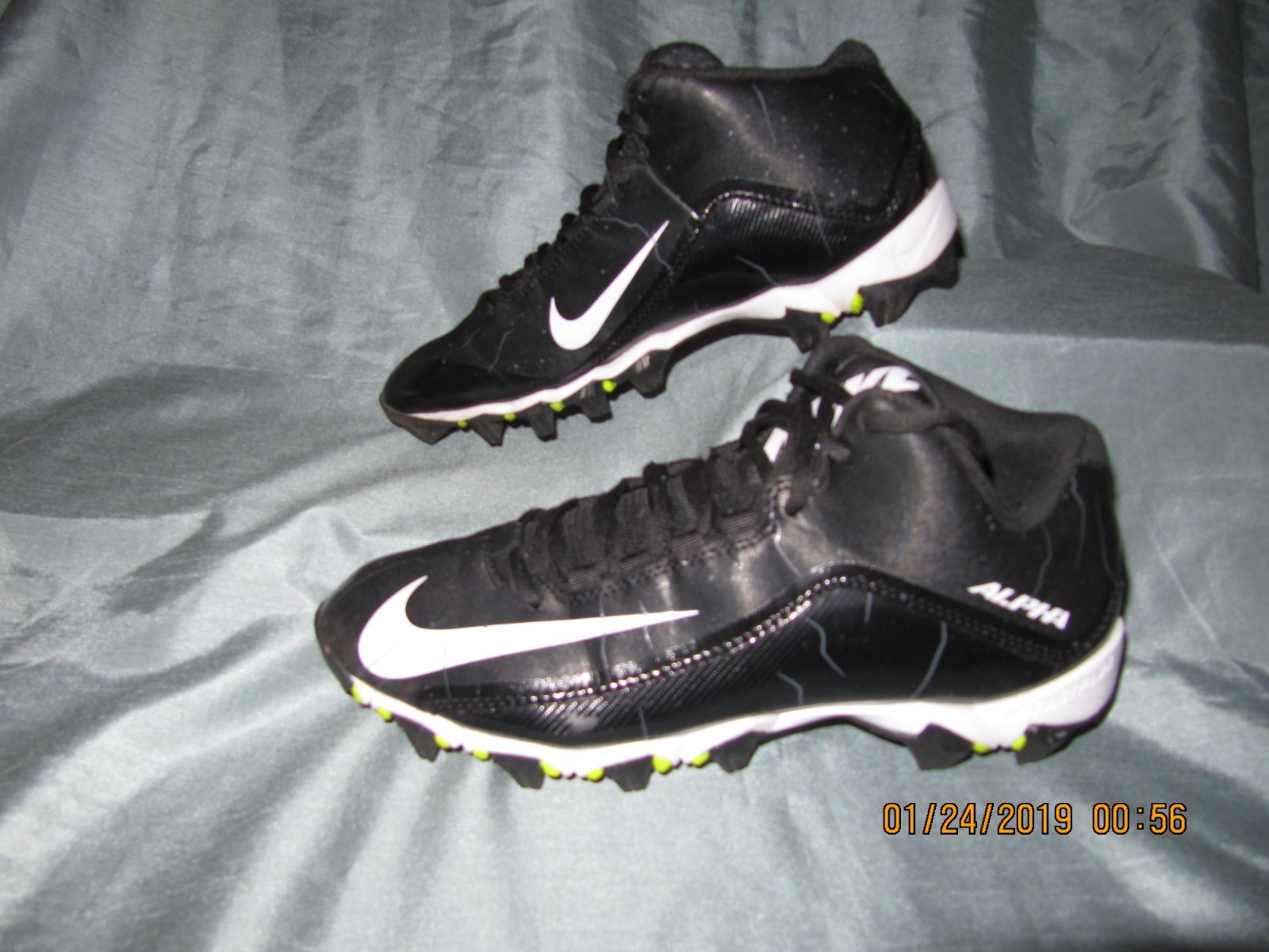 alpha shark football cleats