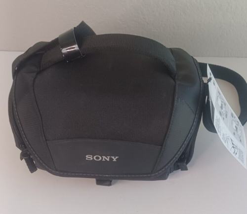 SONY Soft Carrying Case LSC-U21 Black for Cyber-Shot & Alpha Nex Cameras ~ New - Afbeelding 1 van 10