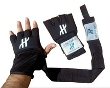 Weight Lifting Gym Workout Gloves Hand Wraps Fitness Gloves S / M