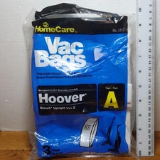 Home Care Vac Bags Hoover Type A Bissell Upright Style 2 - 3 BAGS IN PACK