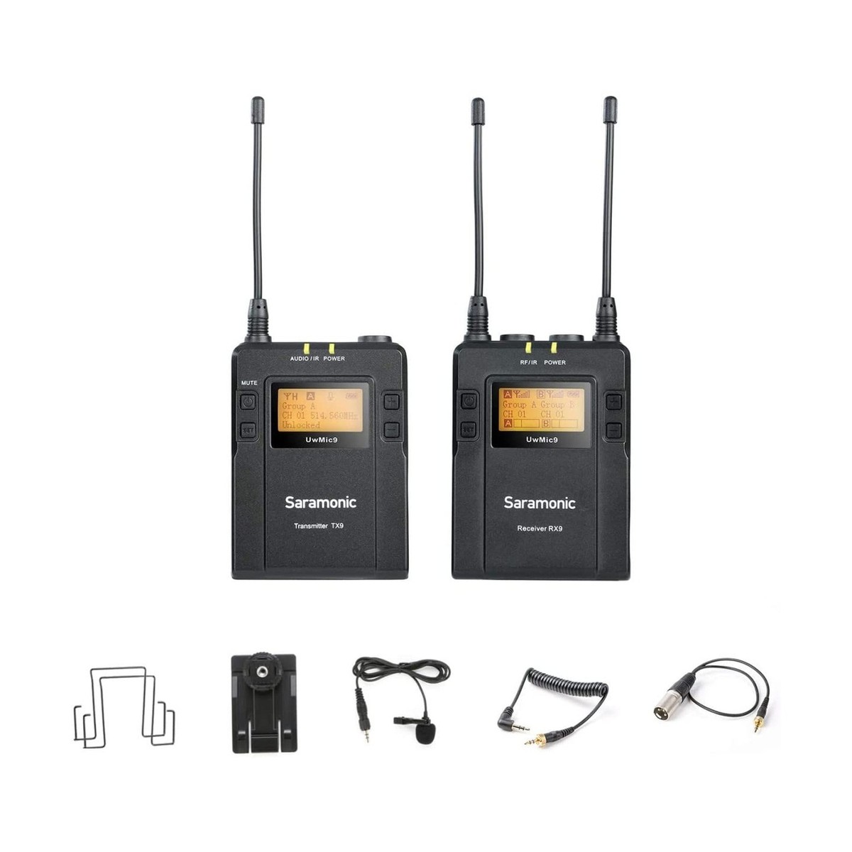 Saramonic UwMIC9 96-Channel Digital UHF Wireless Lavalier