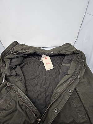 Levi's Men's Washed Cotton Military Jac - Choose M/Olive