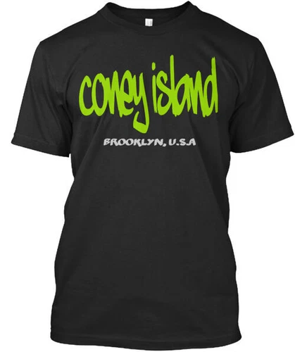 Coney Island Brooklyn N Y T-Shirt Made in the USA Size S to 4XL