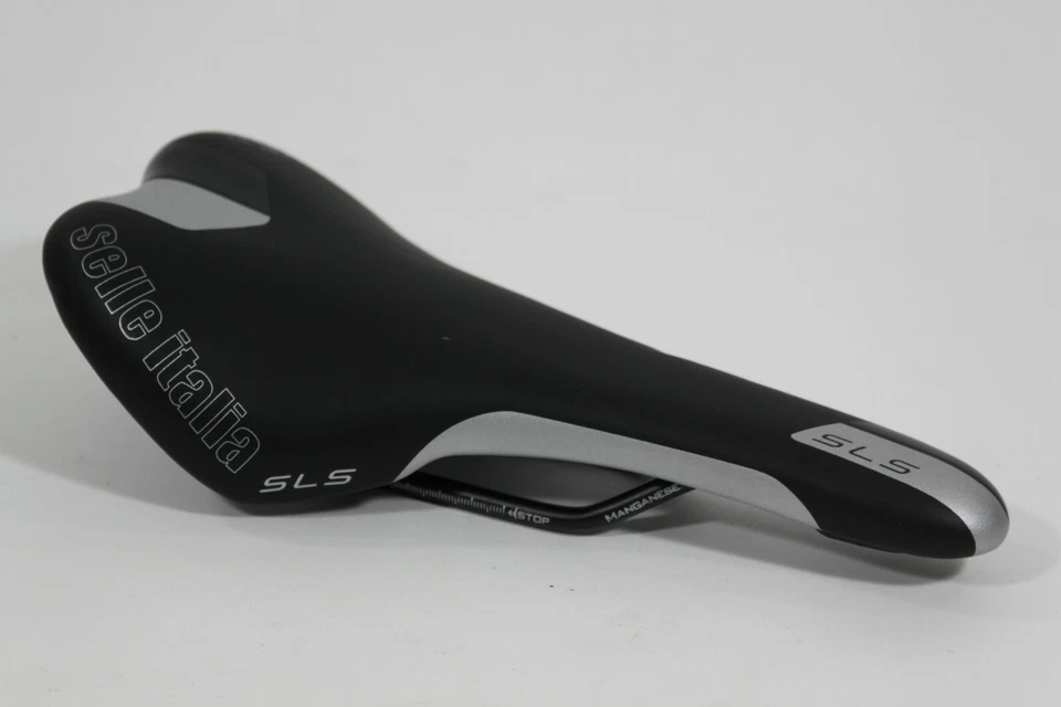 Sillín Selle Italia SLS para hombre rieles de manganeso negro 128 x 280 mm 228 g 896908 Foto 2 de 2