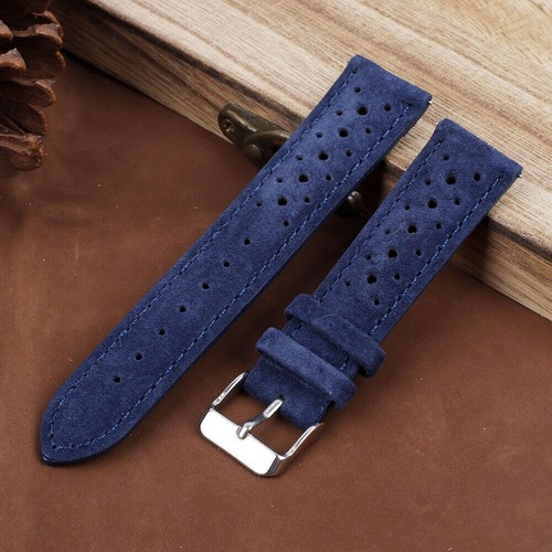 Suede Leather Watch Band Band Watch Strap Rally Racing 18mm 19mm 20mm 22mm 24mm - Picture 19 of 27
