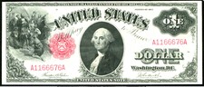 1917, $1 FR 36 Large Size Legal Raw