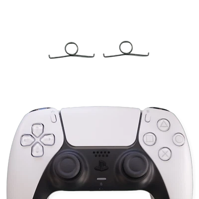 NERDLEVEL 2x Federn R2 L2 Tasten Trigger Knöpfe Ersatz für Playstation 5 Controller PS5 PS