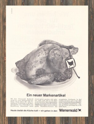 Wienerwald - Reklame Werbeanzeige Original-Werbung 1966 (1)