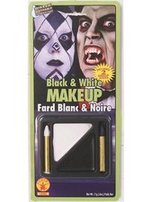 Rubie's Costume Co Black  White Makeup Kit