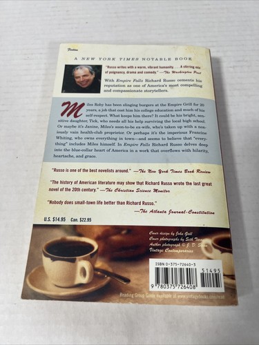 Paperback “Empire Falls” by Richard Russo winner of the Pulitzer Prize - Imagen 3 de 4