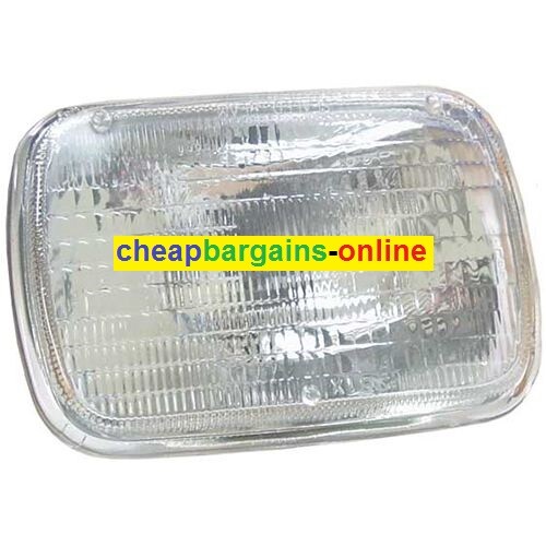 12V SEALED BEAM HEADLIGHT 200 x 142mm (8" x 6") LEFT OR RIGHT 3 PIN 65/55W M6052 - Picture 9 of 9