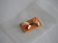 12th Scale Handmade Dolls House 3703 Cheese Board 12th Scale Handmade Dolls House 3703 Cheese Board