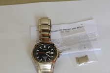 Seiko vintage SPORTURA sapphire crystal  kinetic auto relay mens watch 5J22-OD30