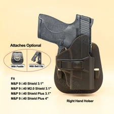 M&P9 Shield M2.0 Holster For Smith & Wesson S&W M&P9 M&P40 Shield Plus Holster