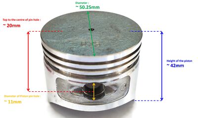OEM Japan Piston 230-23402-03 Robin Subaru R600 R650 EY08 OEM Japan Piston 230-23402-03 Robin Subaru R600 R650 EY08