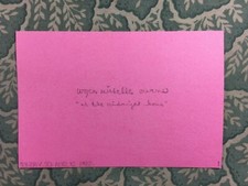 Wren Michelle Owens - Telephone Me - Magic of You - Empty Home Autographed 1992