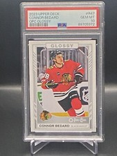 2023 Upper Deck Hockey OPC Glossy Connor Bedard R47 RC Chicago Blackhawks PSA 10