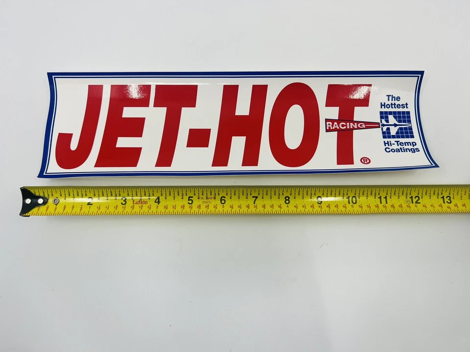 Jet-Hot Racing Sticker Decal Vintage NOS - Image 2 of 4
