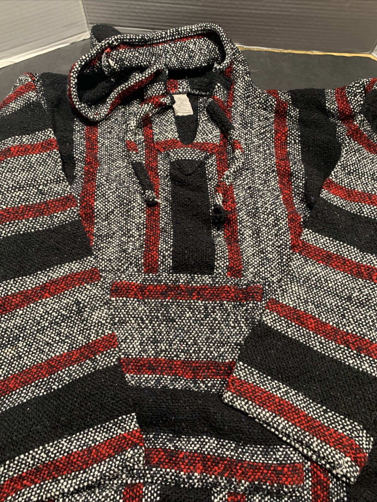 Wild Billie Baja Joe Mexican Hoodie Poncho Pullover … Gem