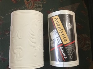 Vtg Anaglypta Rd 692 Paintable 10 Yds Wallpaper Border Rd692 Embossed Ebay