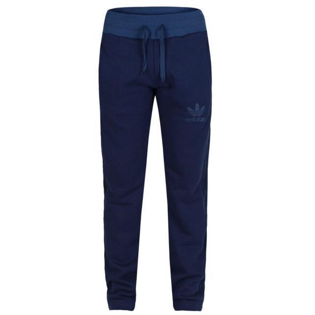 navy adidas tracksuit mens