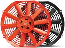 Blox Racing 10" Electiric Slim Fan - Red - Universal